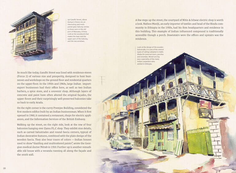 Graphic Design , editorial Design, art Direction, Illustration for Ethiopian city guide